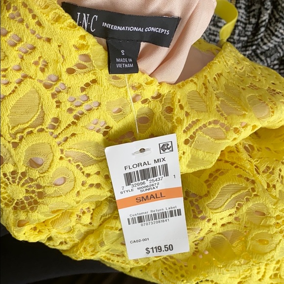 SOLD!!! I.N.C. Lace Hanky-Hem Midi Dress - Picture 4 of 4